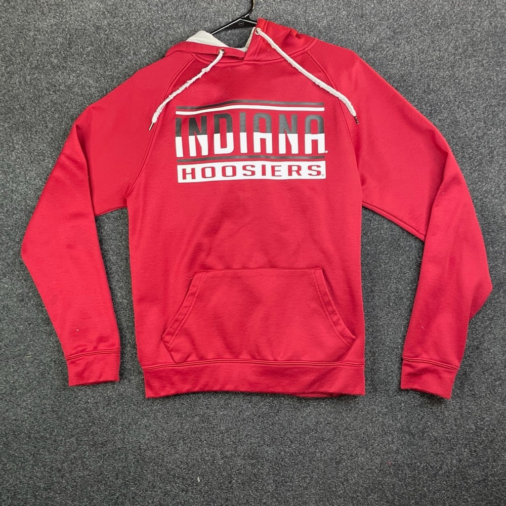Colosseum Indiana Hoosiers Graphic Hoodie Men's Small Red